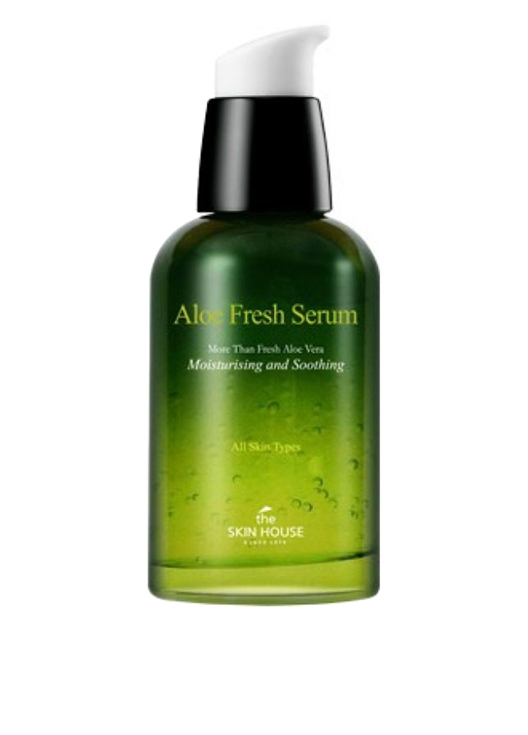 Сироватка зволожуюча і заспокійлива з екстрактом алое Aloe Fresh Serum, 50 мл The Skin House (203674698)