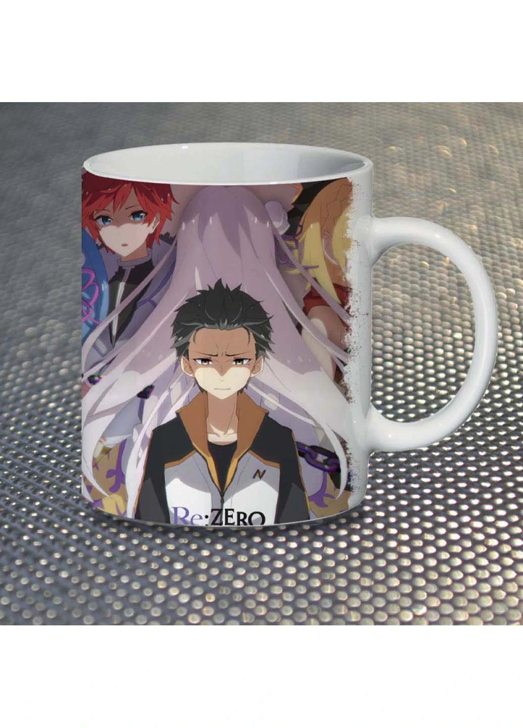 Чашка Fan Girl Нацуки Рем Рам и Эмилия Ре:Зеро Жизнь с нуля - Re: Zero 330 мл (254914915)