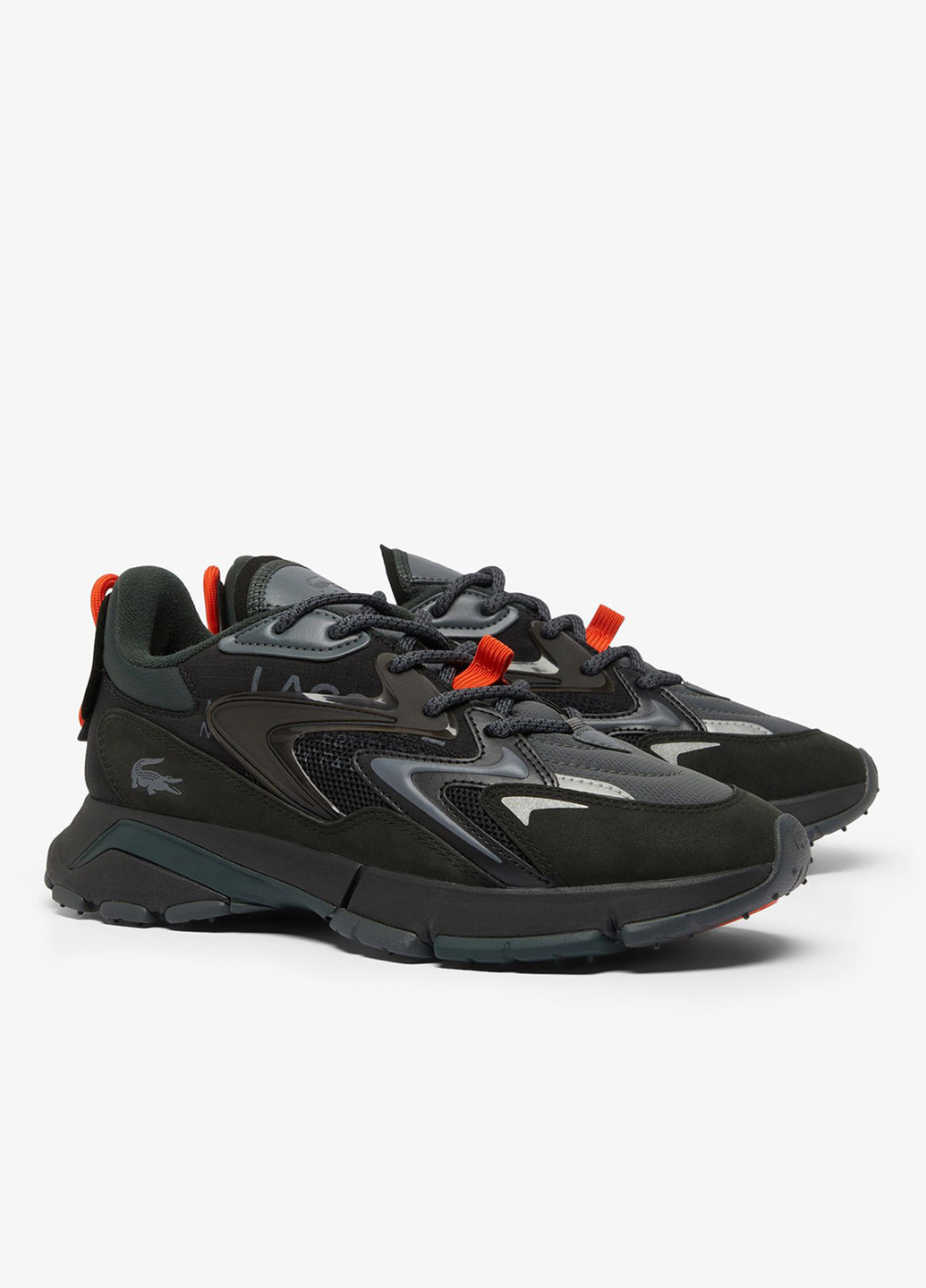 Черные демисезонные кроссовки Lacoste L003 NEO TECH