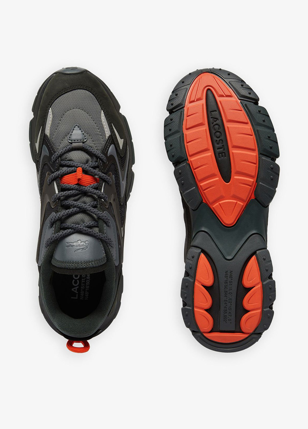 Черные демисезонные кроссовки Lacoste L003 NEO TECH