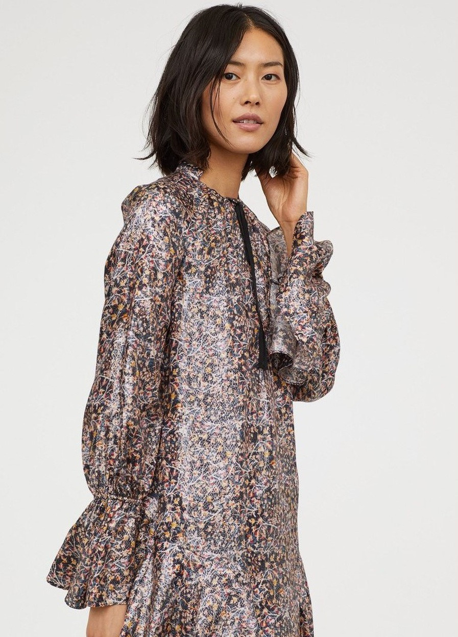 Комбінована кежуал плаття, сукня H&M однотонна