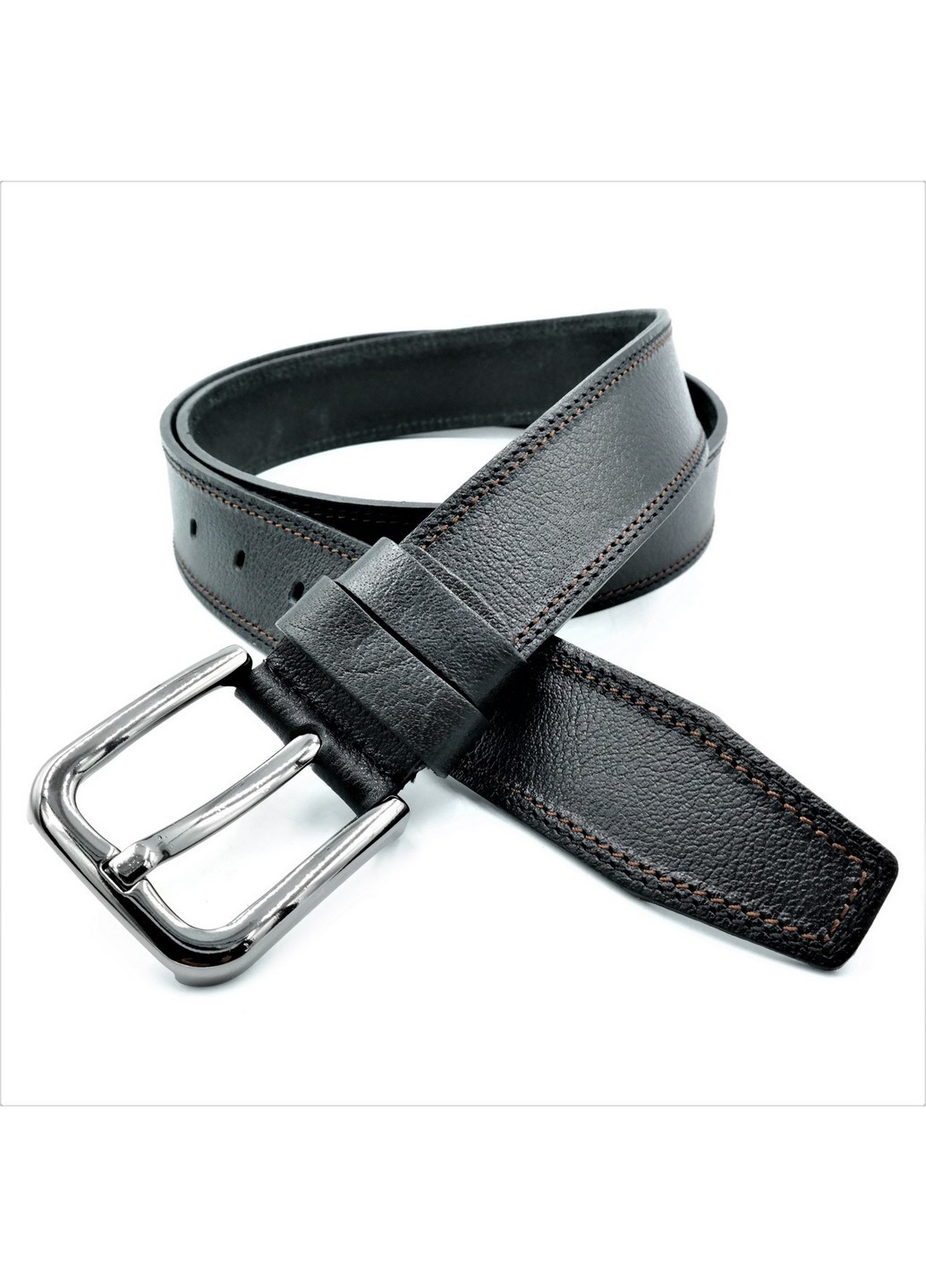 Чоловічий шкіряний ремінь Le-Mon (255405640)