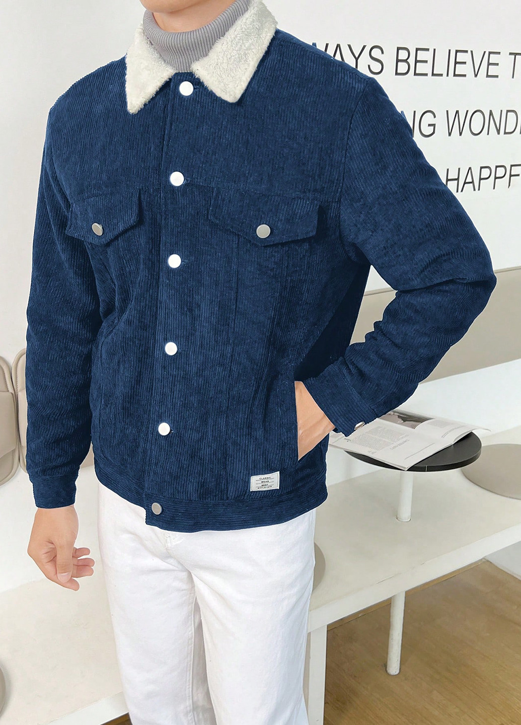 Куртка-сорочка SHEIN (338194214)