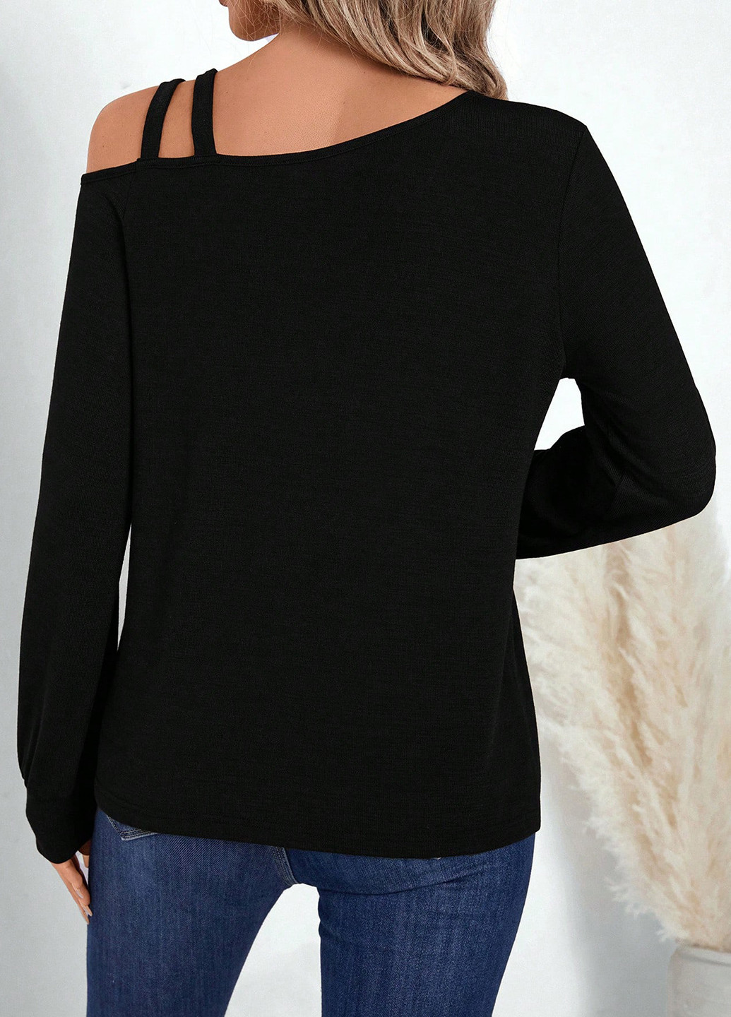 Чорна блуза SHEIN