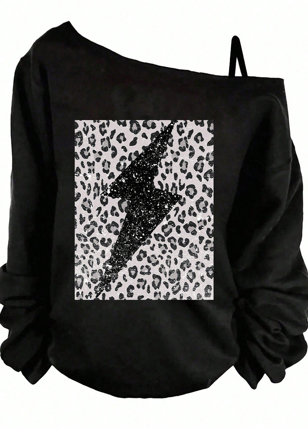 Чорна блуза SHEIN