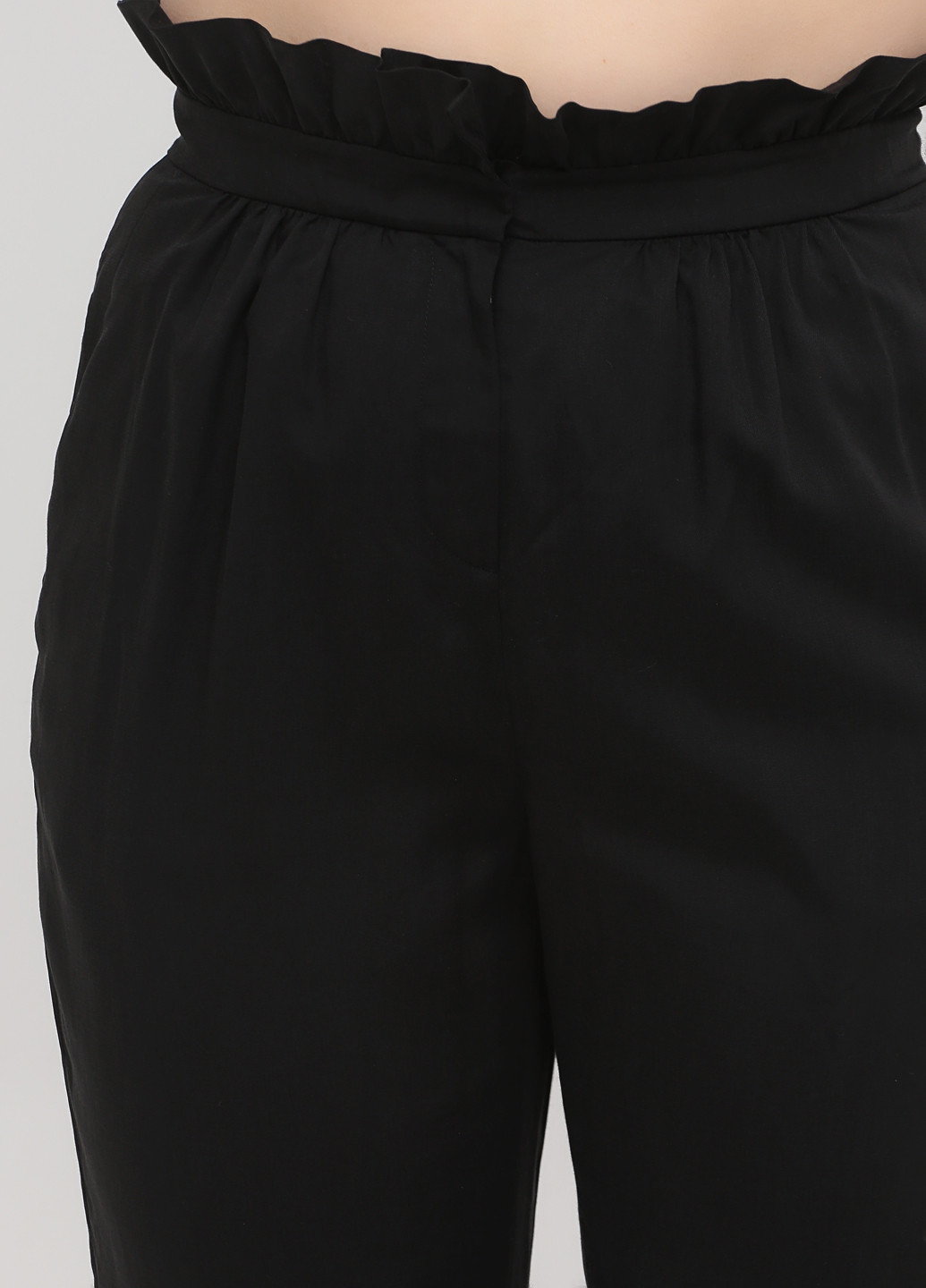 Черные кэжуал демисезонные багги, укороченные брюки & Other Stories