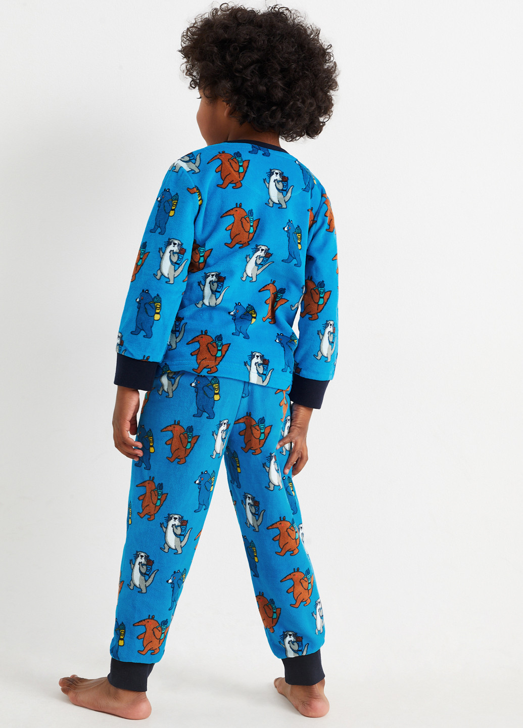 Светло-синяя всесезон пижама (свитшот, брюки) свитшот + брюки C&A