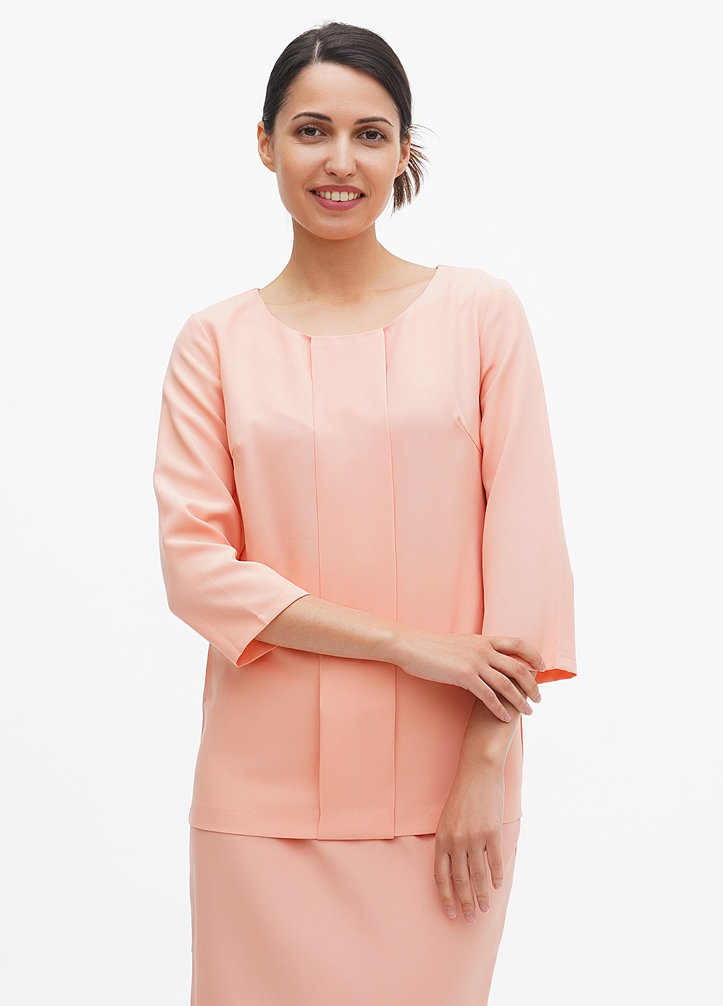 Світло-рожева літня блузка Rebecca Tatti