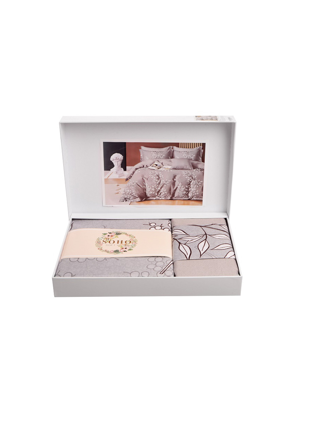 КПБ Евро Lounge 200*230 Colani Silver Soho (317244639)