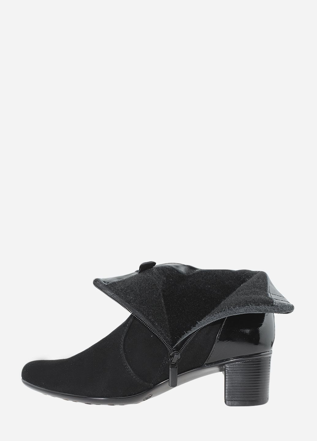 Осенние ботинки rk602 черный Kseniya из натуральной замши