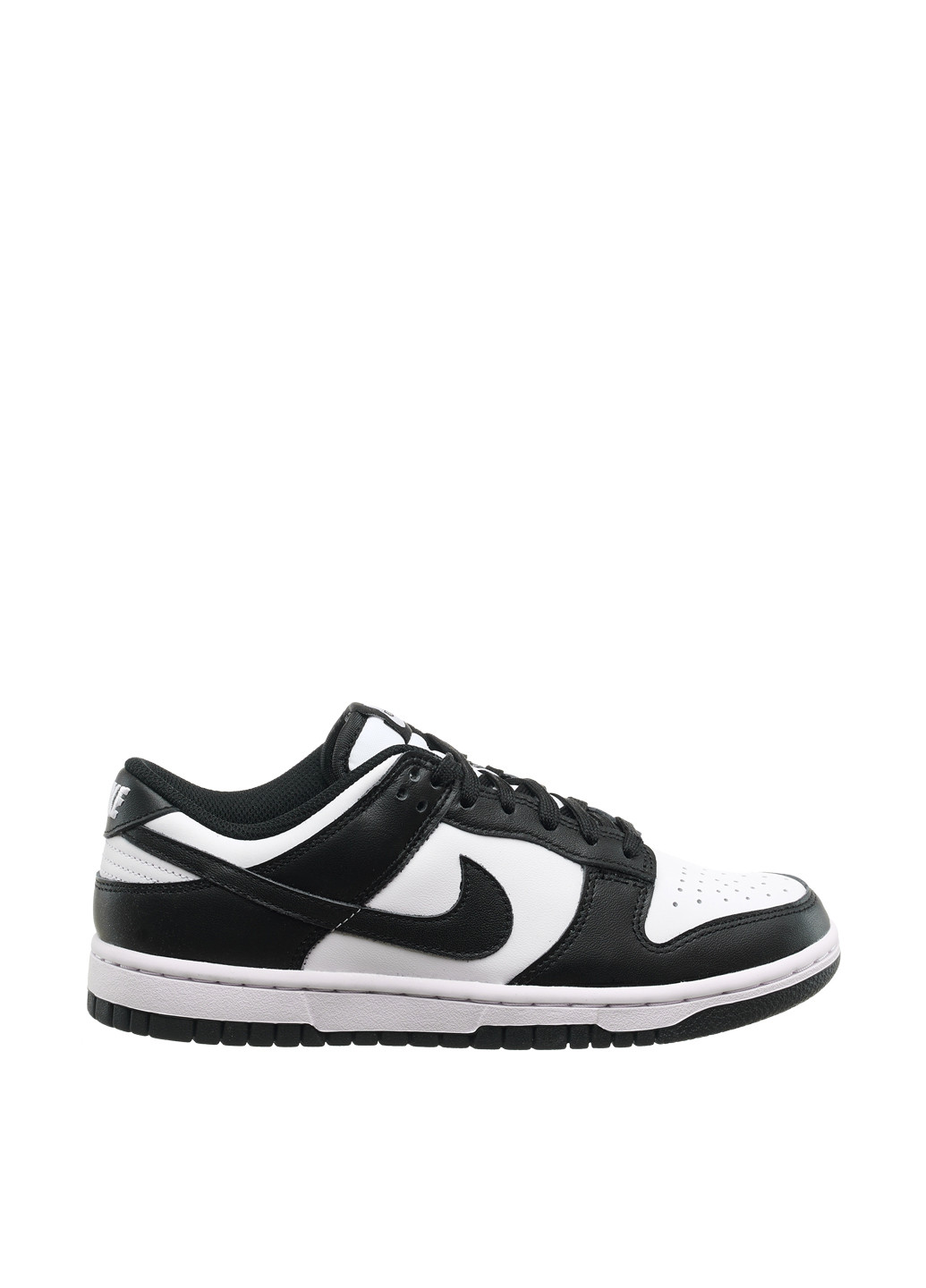 Кроссовки DD1503-101 Nike W DUNK LOW чёрно-белые демисезоны (311947977)