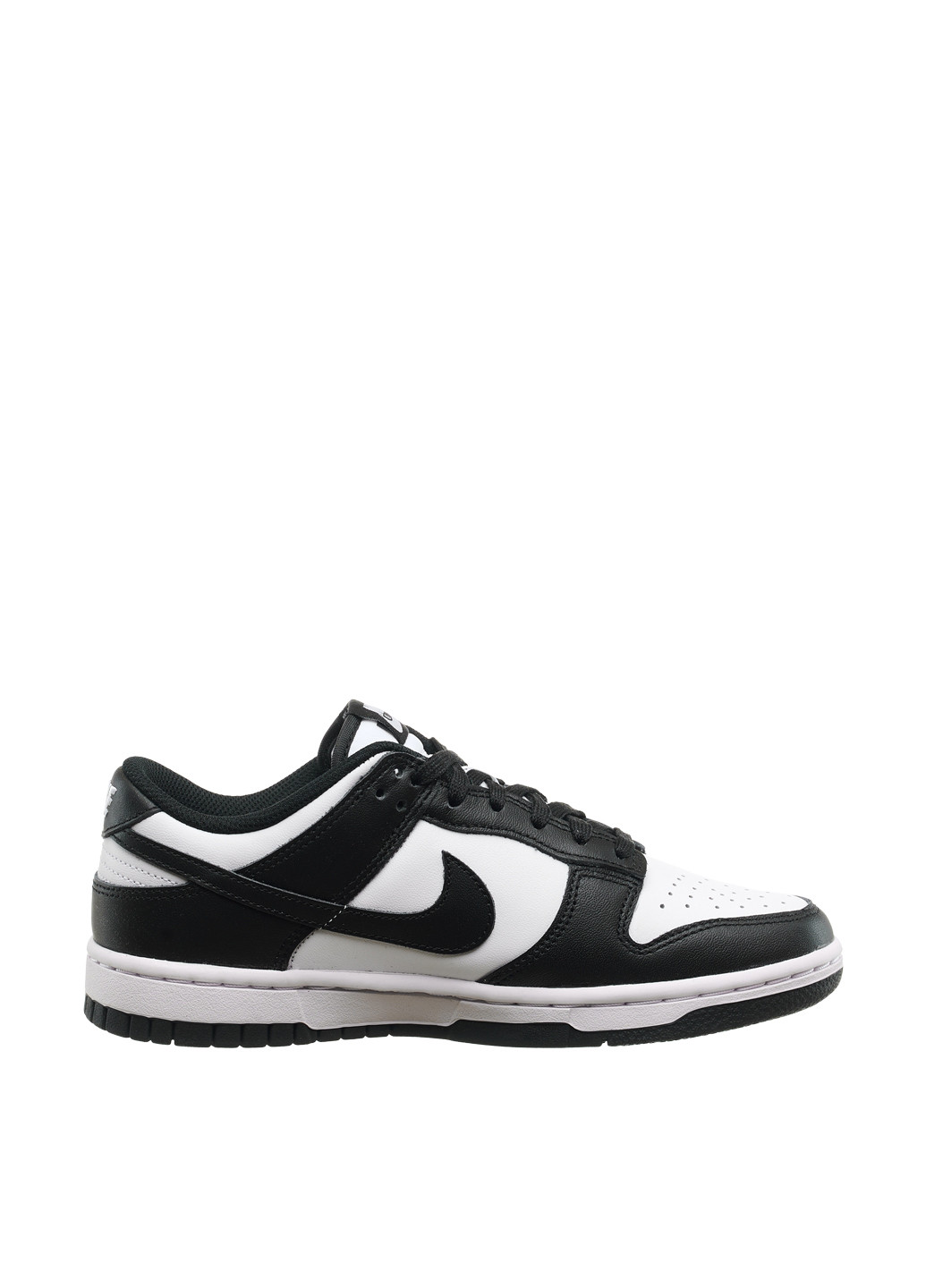 Кроссовки DD1503-101 Nike W DUNK LOW чёрно-белые демисезоны (311947977)