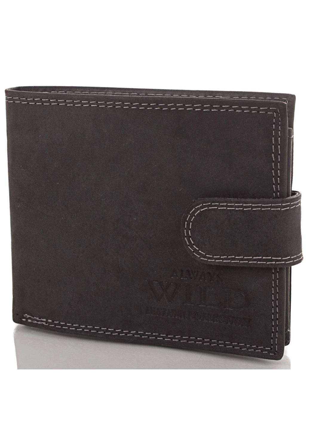 Мужской кожаный кошелек 12х9,5х2 см Always Wild (250097091)