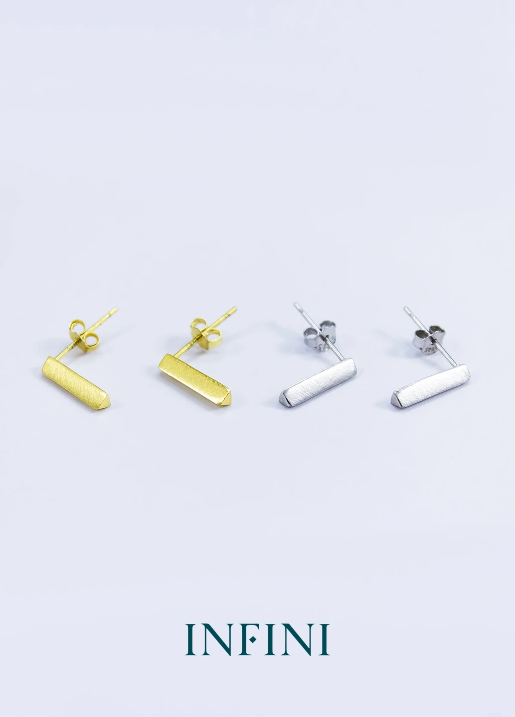 Сережки срібні Infini сатинированные (222694063)