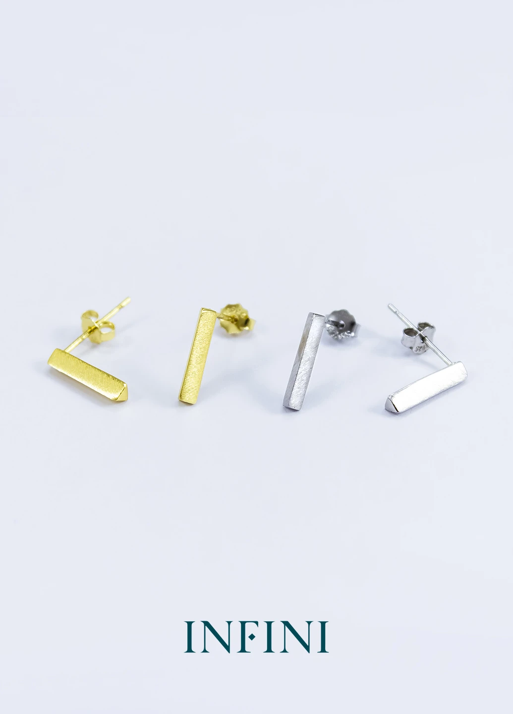 Сережки срібні Infini сатинированные (222694063)