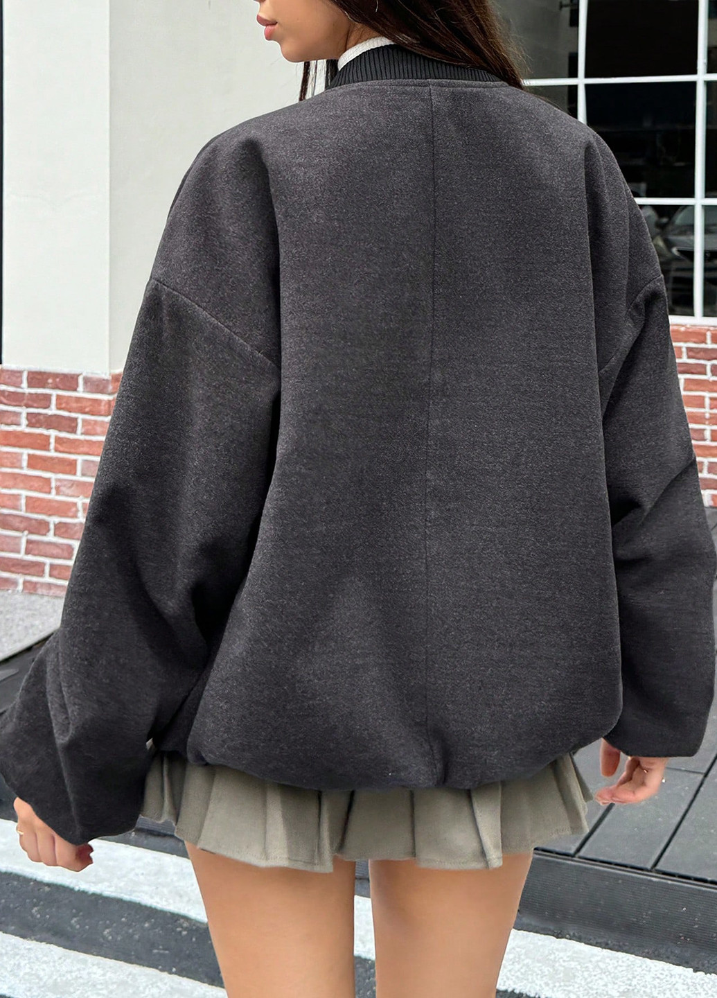 Бомбер SHEIN на блискавці (338194106)