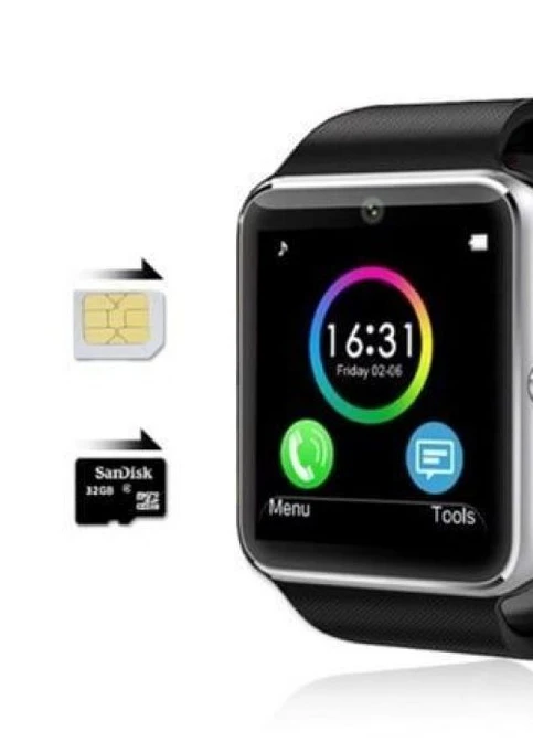 Розумні розумні годинник GT08 Silver Розумні UWatch (225878340)