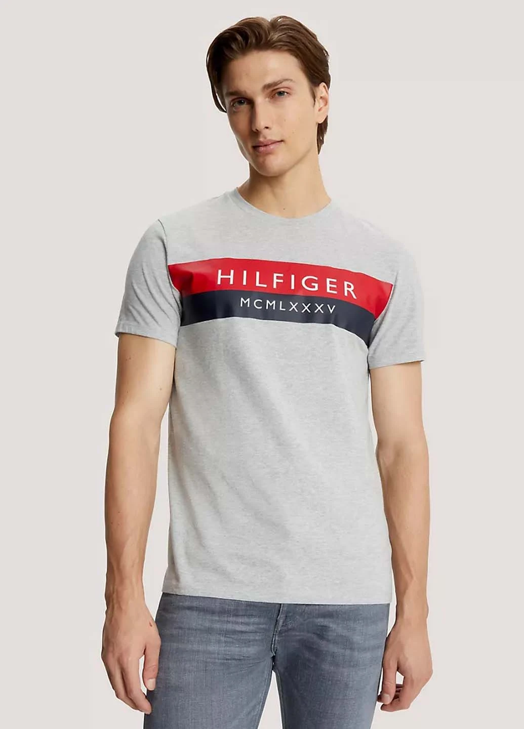 Серая футболка Tommy Hilfiger