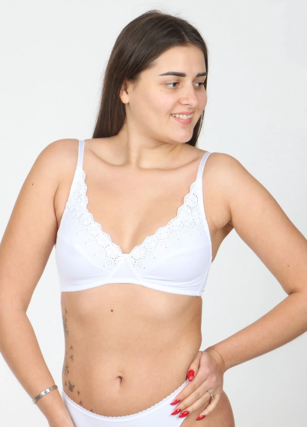 Білий бюстгальтер Lingerie