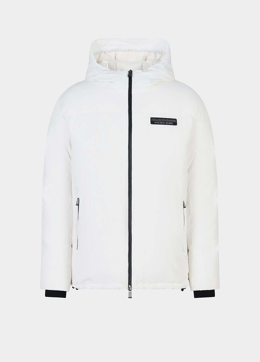 Біла зимня куртка Armani Exchange