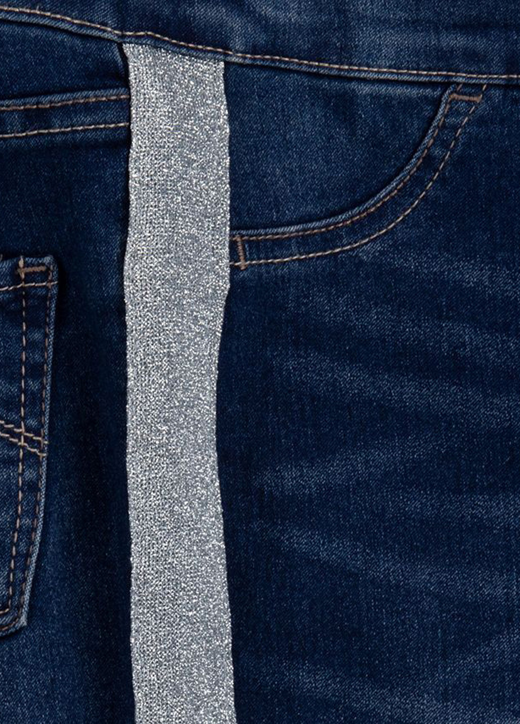 Синие демисезонные джеггинсы Levi's