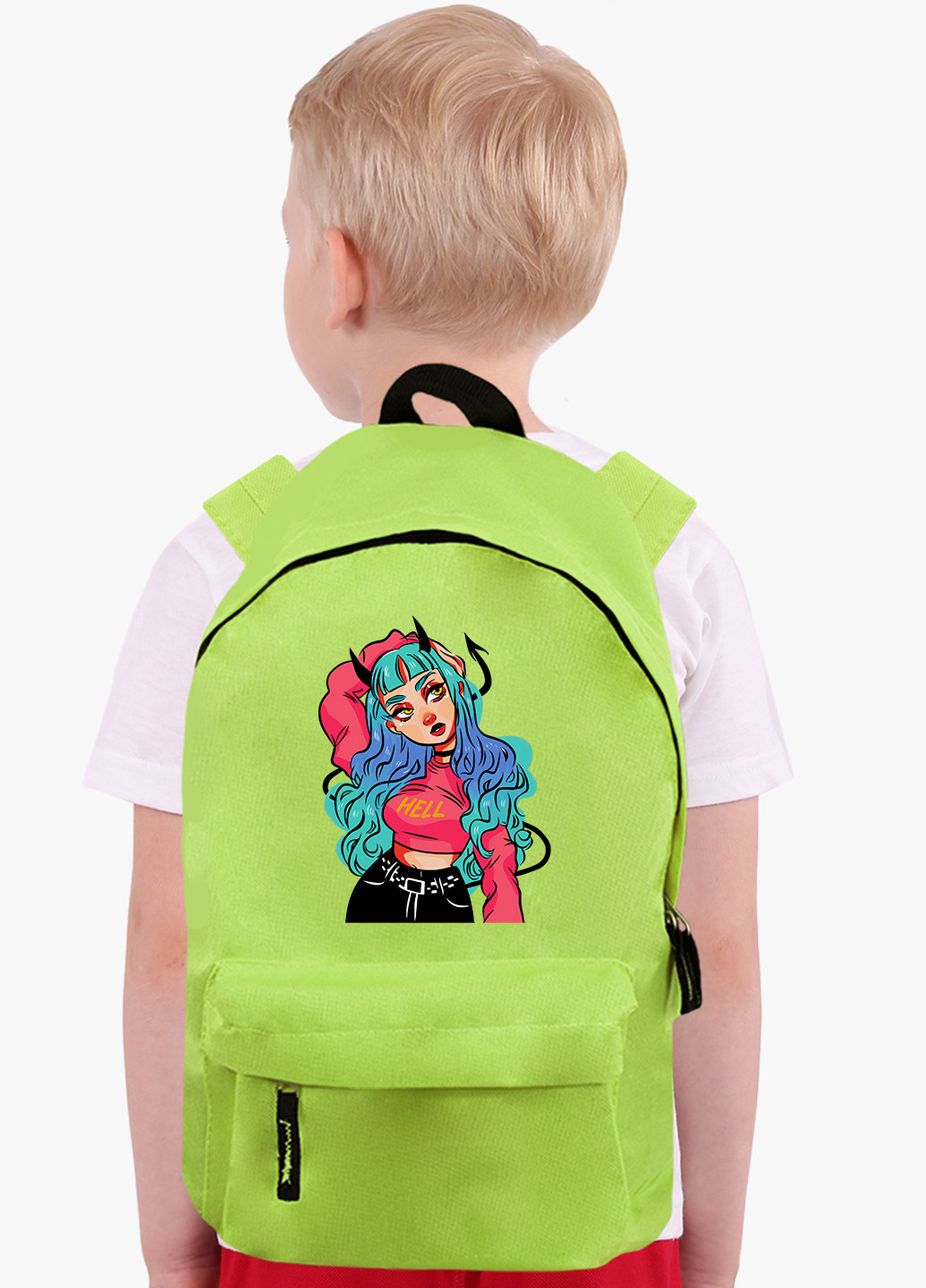 Детский рюкзак Дівчина демон (Cute Girl Illustration Art) (9263-2838) MobiPrint (229078019)
