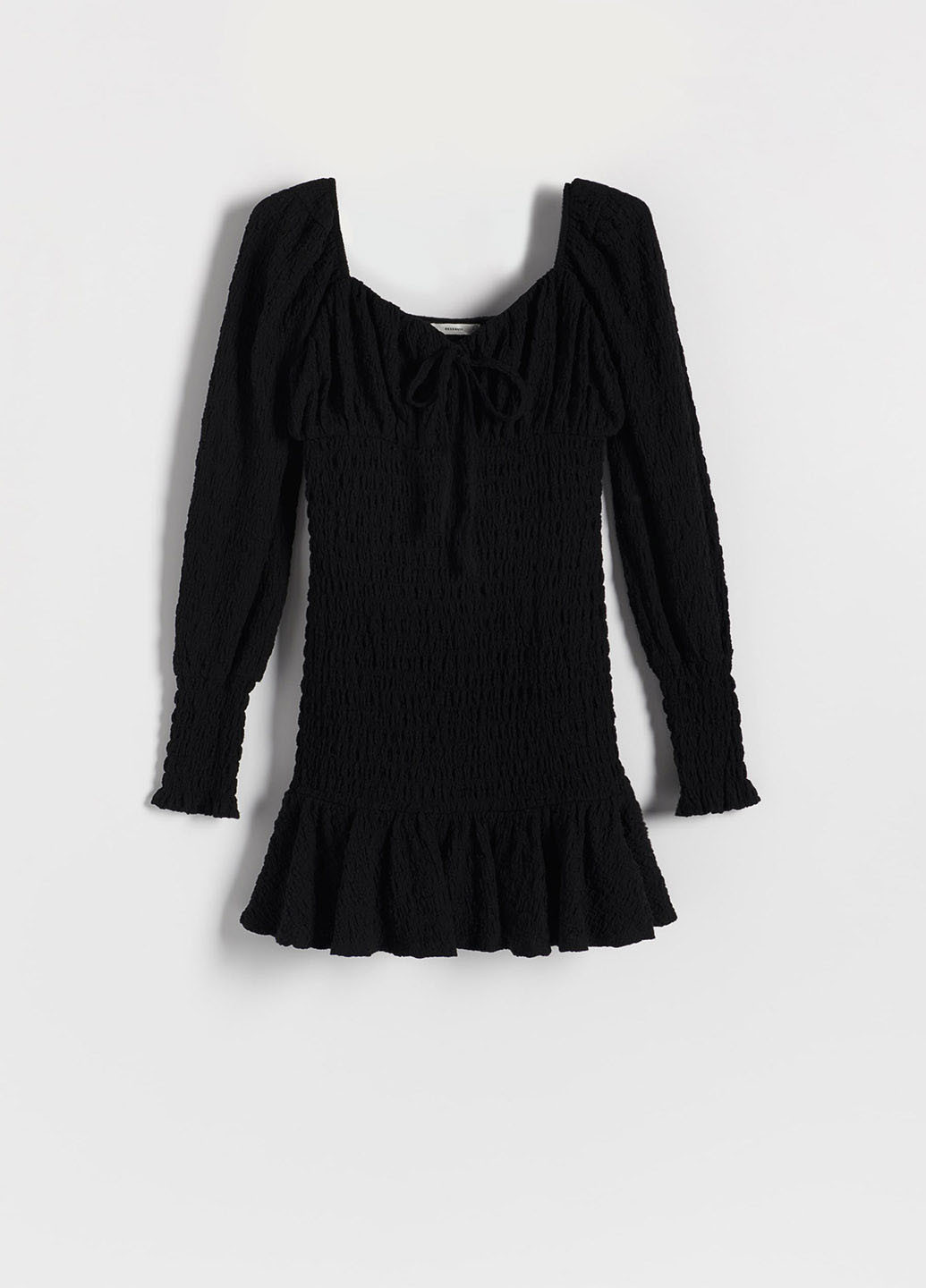 Черное кэжуал платье Reserved однотонное