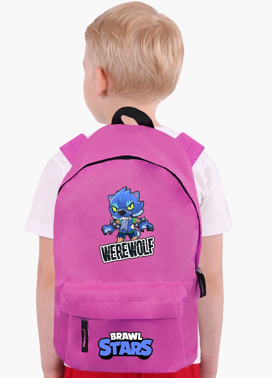 Детский рюкзак Леон Вовк Перевертень Бравл Старс (Leon Wolf Werewolf Brawl Stars) (9263-1014) MobiPrint (217375065)