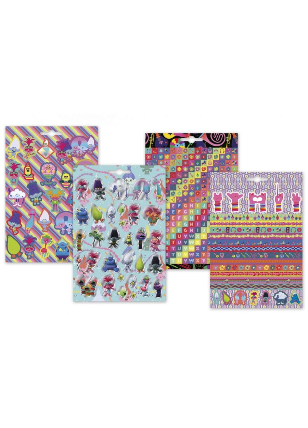 Набор для творчества Тролли. 360 стикеров (770218) Totum (249599857)