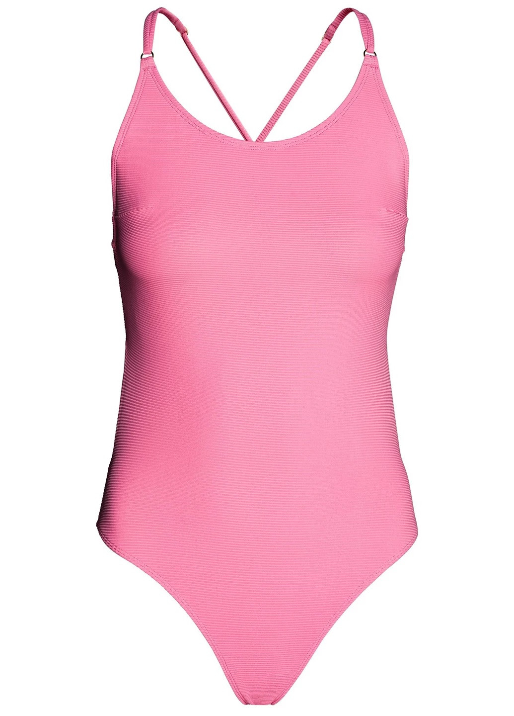 Рожевий літній купальник суцільний, майо H&M