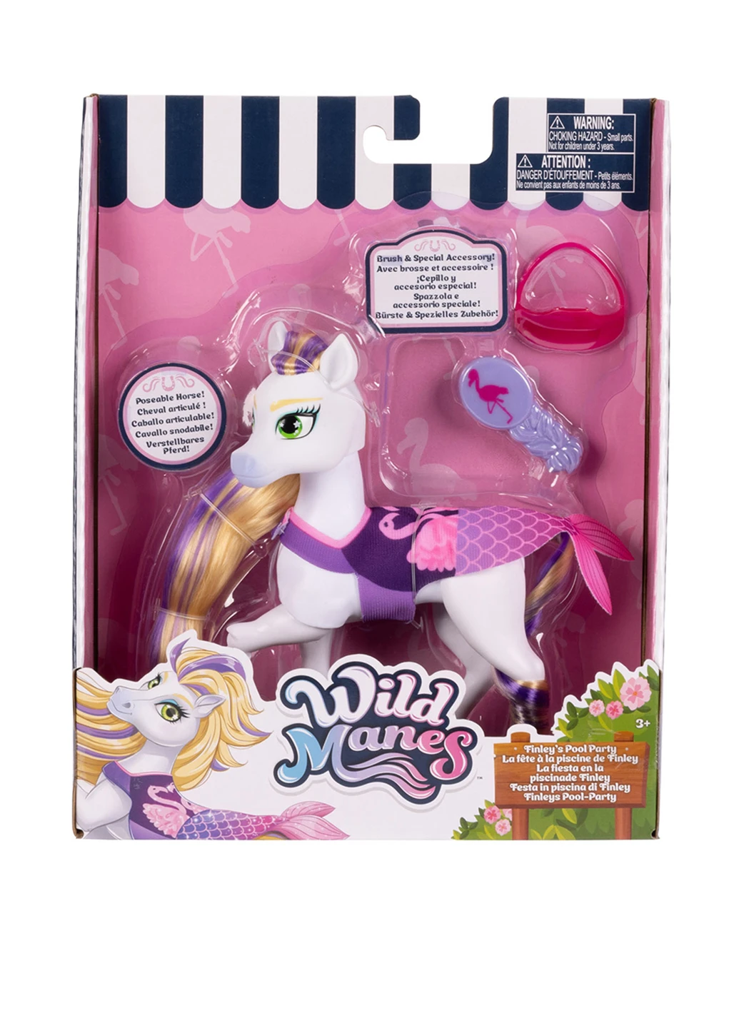 Игровая фигурка Вечеринка Лошатки Финли, 6,4х20,3х25,4 см WILD MANES (303498571)
