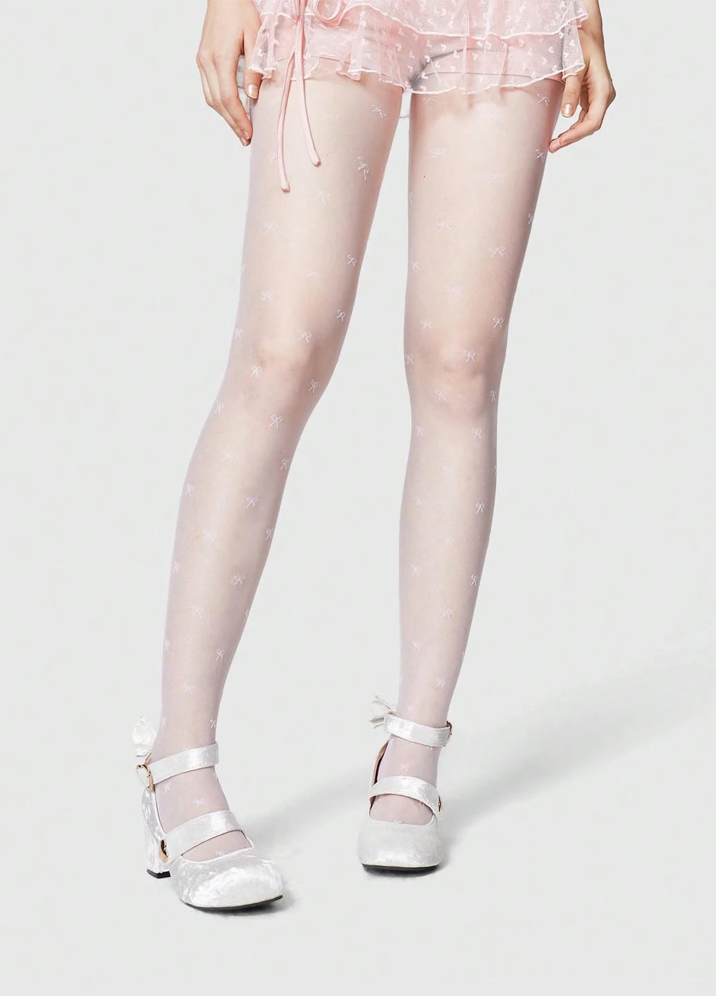 SHEIN Туфлі мері джейн білий з текстиль, китай — літо (344466330)