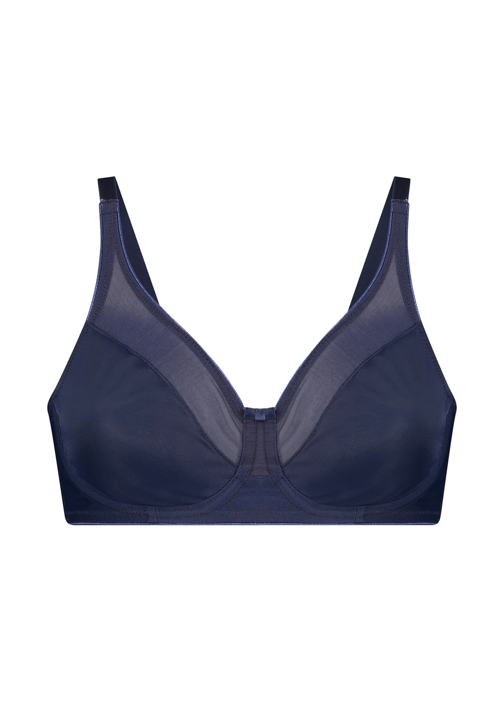 Темно-синій мінімайзер бюстгальтер Hunkemoller з кісточками поліестер