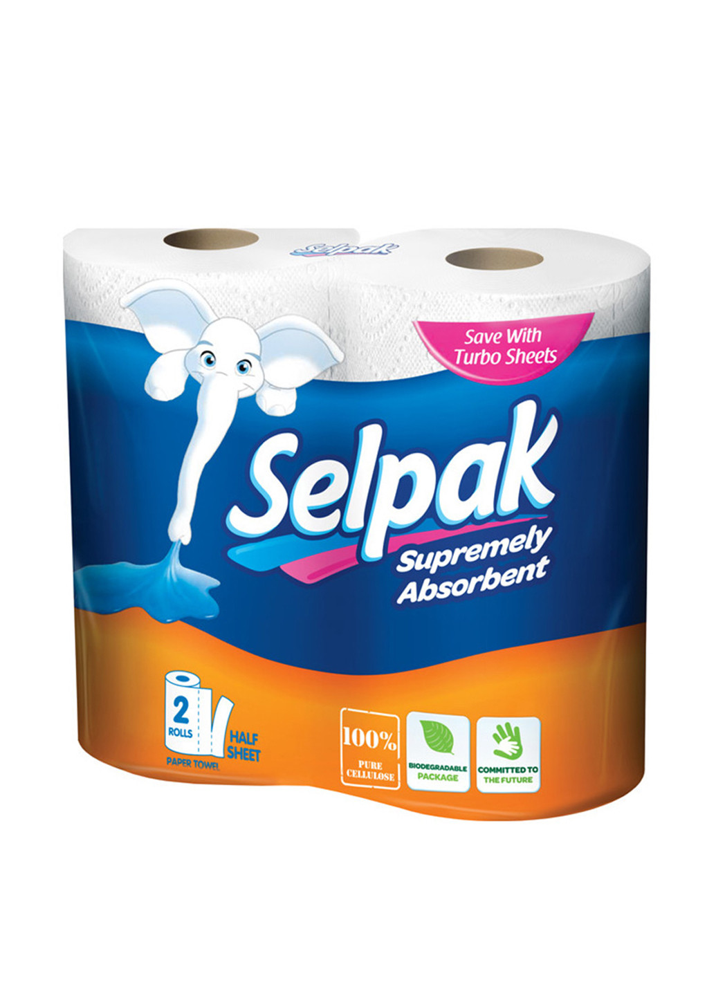 Бумажное полотенце (2 рулона) Selpak (89733875)