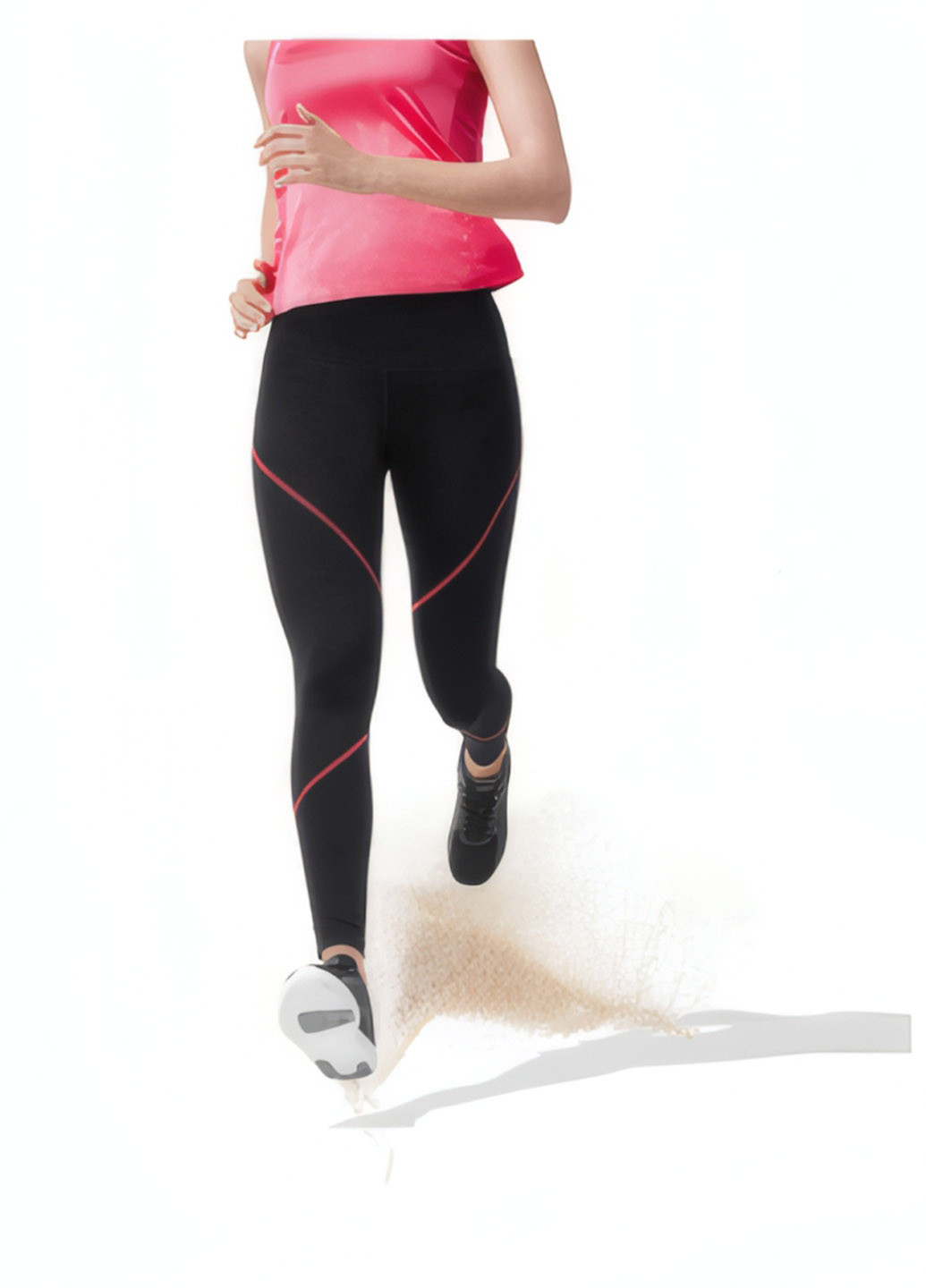 Черные демисезонные леггинсы Crivit