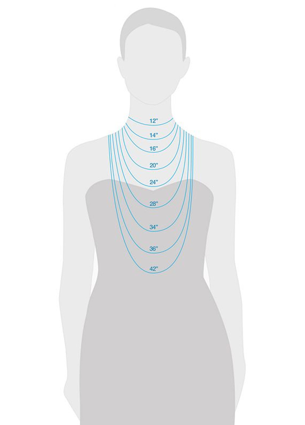 Колье (2 шт.) Guess (297414307)