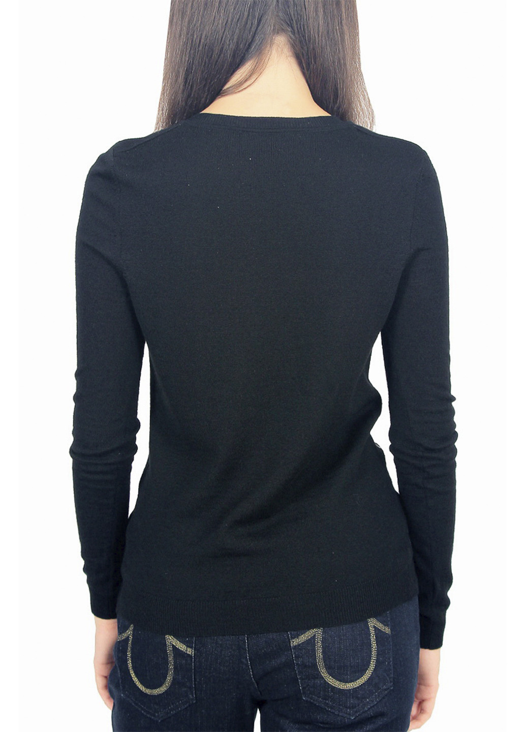 Чорний зимовий светр Valentino Red