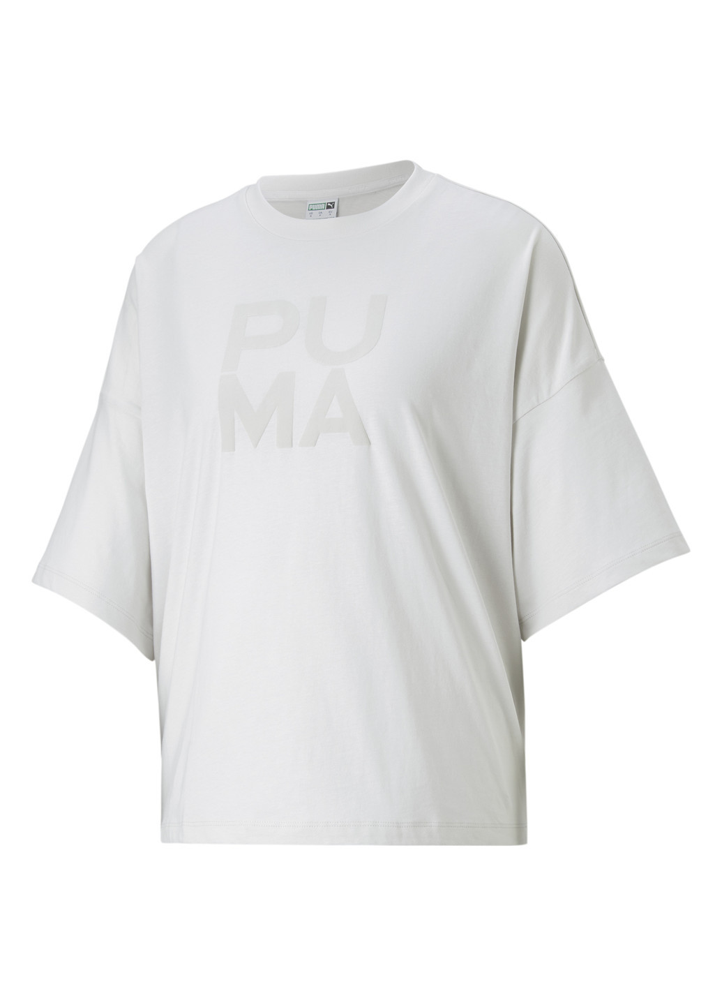 Серая всесезон футболка infuse boxy graphic women’s tee Puma