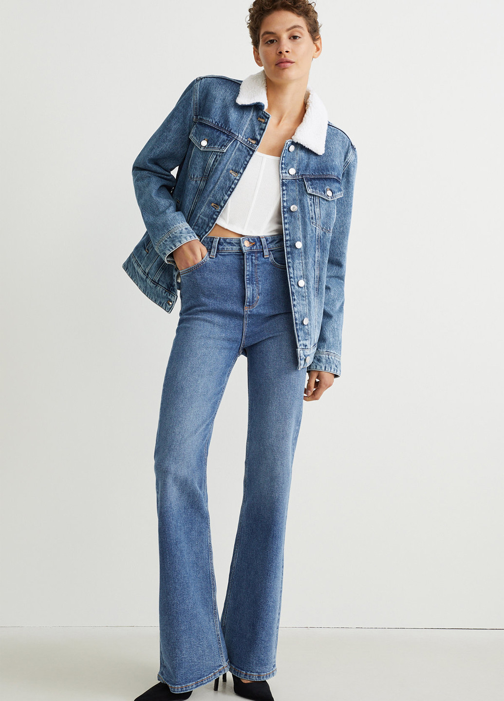 Синяя демисезонная куртка C&A