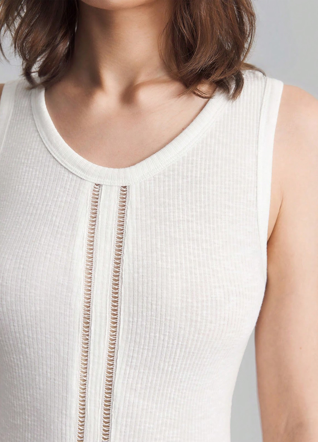 Белое кэжуал платье а-силуэт SHEIN однотонное