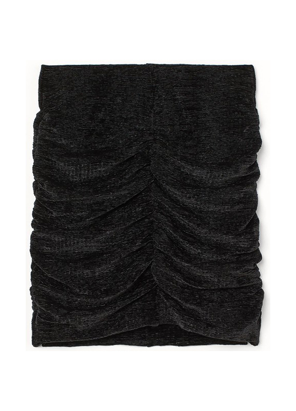 Черная кэжуал однотонная юбка H&M карандаш