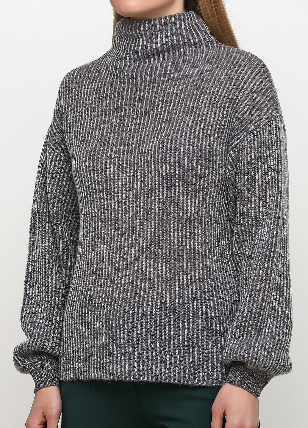 Серый демисезонный свитер BRANDTEX COASTLINE