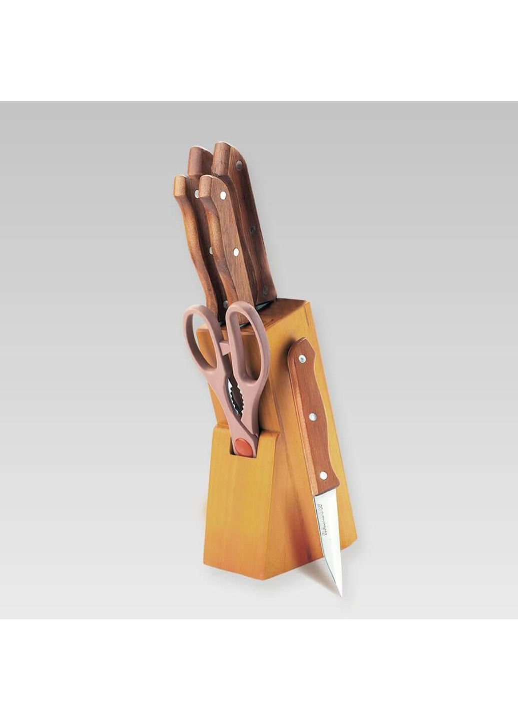 Набір кухонних ножів Basic MR-1401 7 предметів Maestro комбінований,