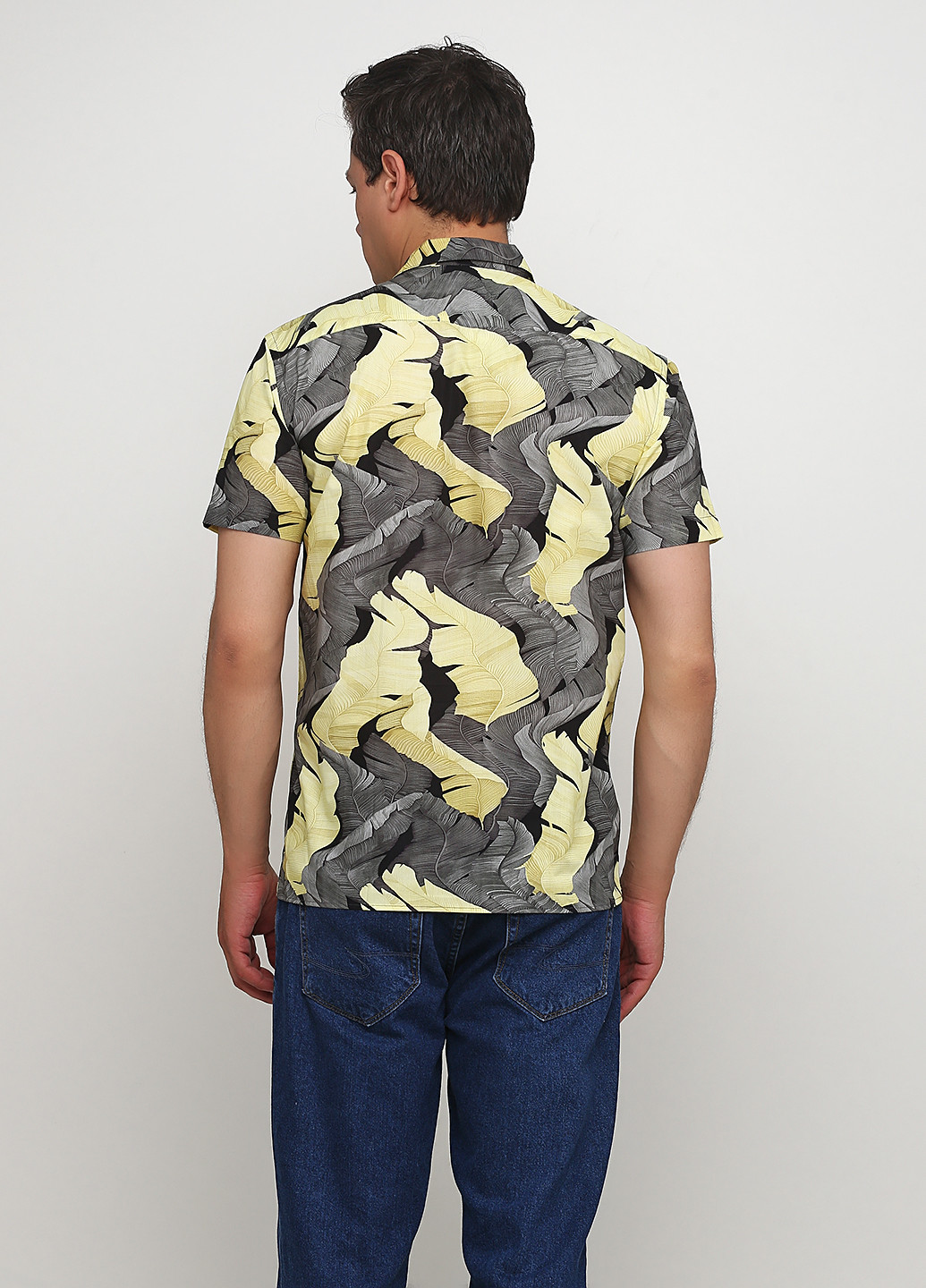 Цветная кэжуал рубашка с абстрактным узором Minimum