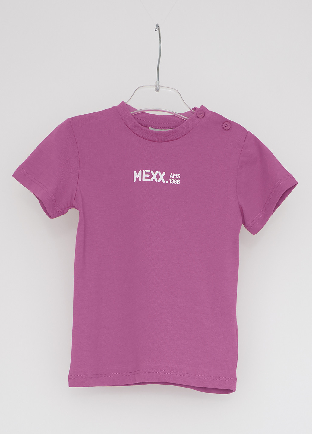 Фуксиновая летняя футболка с коротким рукавом Mexx
