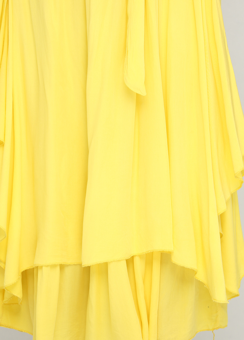 Желтая кэжуал однотонная юбка New Collection макси
