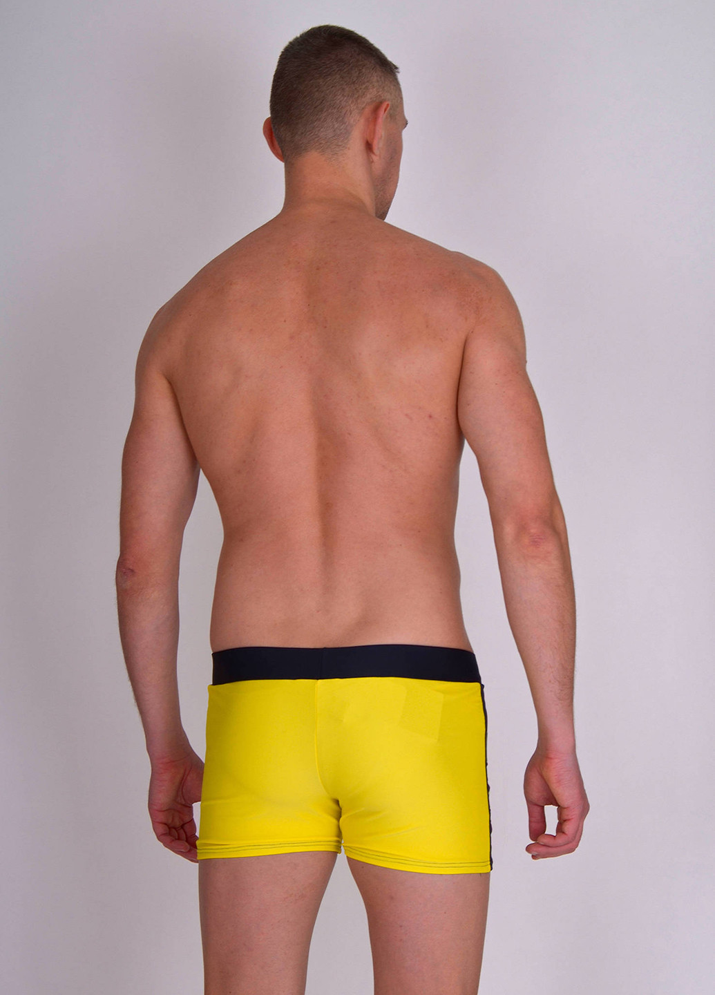 Мужские желтые пляжные плавки шорты Uomo Mare