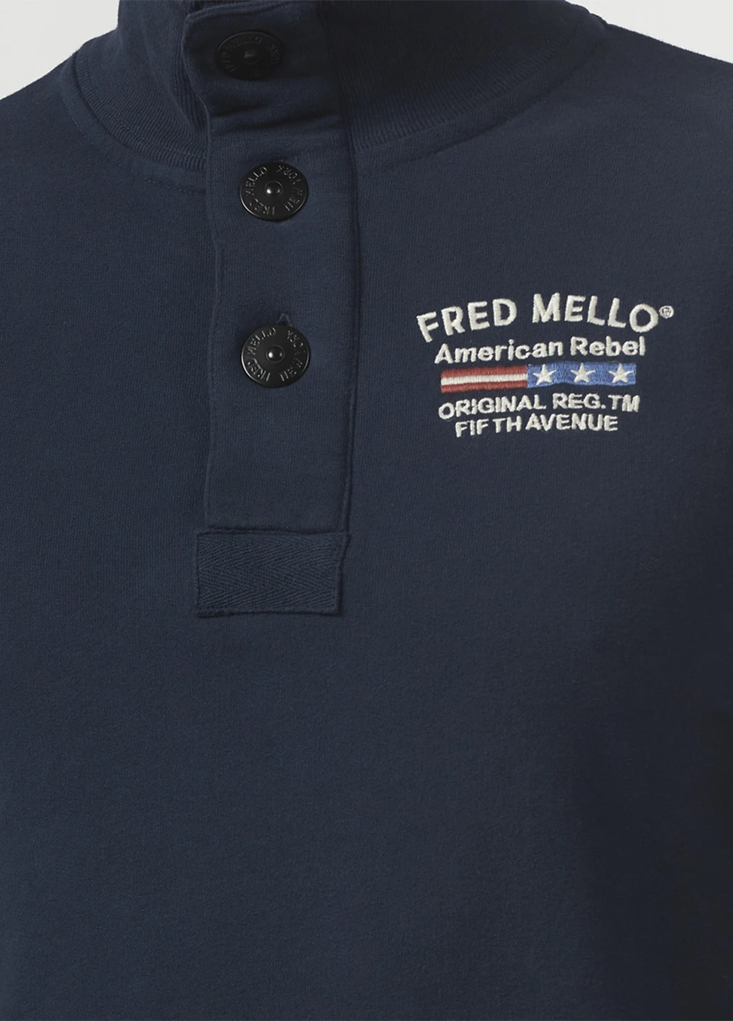 Синий зимний кофта Fred Mello