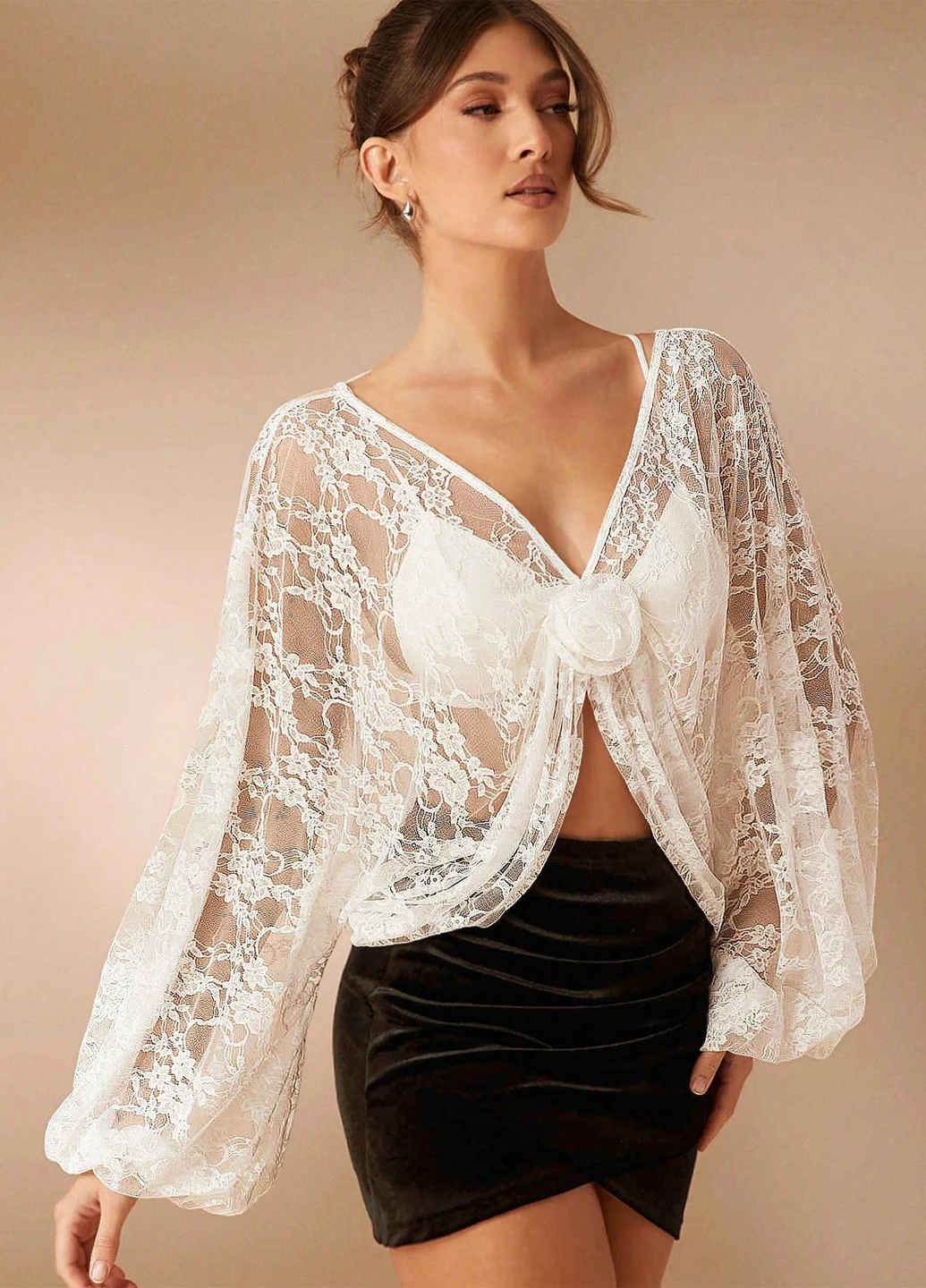 Белая блуза SHEIN