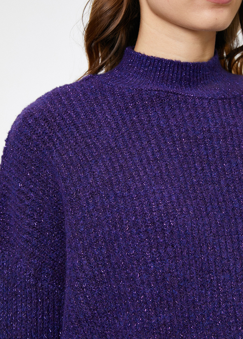 Темно-синій зимовий светр KOTON